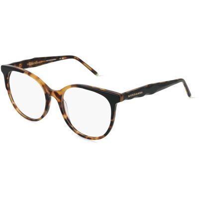 Scotch & Soda SS 3031 Unisex-Brille inkl. Gläser Vollrand Panto Acetat-Gestell 51/17/140, schwarz Scotch & Soda SS 3031 Unisex-Brille inkl. Gläser Vollrand Panto Acetat-Gestell 51/17/140, schwarz