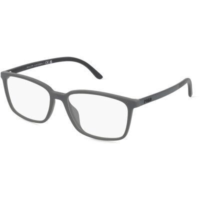Polo Ralph Lauren PH2250U Herren-Brille inkl. Gläser Vollrand Quadratisch Kunststoff-Gestell 56/16/145, grau Polo Ralph Lauren PH2250U Herren-Brille inkl. Gläser Vollrand Quadratisch Kunststoff-Gestell 56/16/145, grau