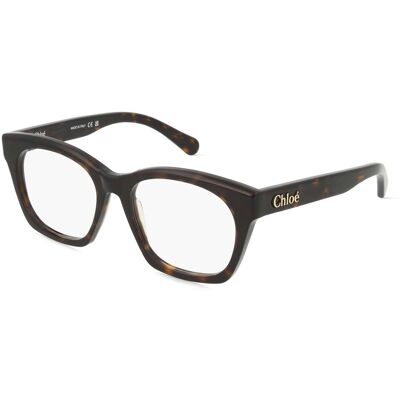 Chloé Ch0244O 006 17 52 - Brillen - Quadratisch, Damen, Braun Chloé Ch0244O 006 17 52 - Brillen - Quadratisch, Damen, Braun