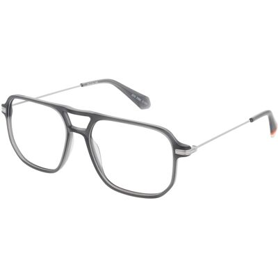 Superdry 991066 Herren-Brille inkl. Gläser Vollrand Pilot Acetat-Gestell 55/16/145, grau Superdry 991066 Herren-Brille inkl. Gläser Vollrand Pilot Acetat-Gestell 55/16/145, grau