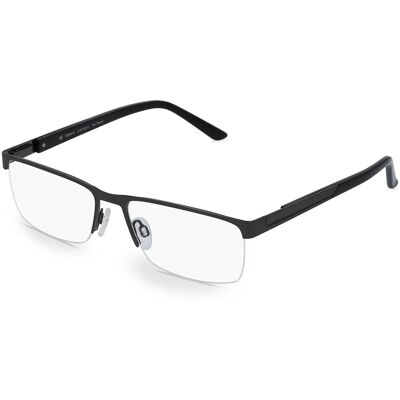 Fielmann 2178 FLEX CL Herren-Brille inkl. Gläser Halbrand Quadratisch Titan-Gestell 57/17/140, grau Fielmann 2178 FLEX CL Herren-Brille inkl. Gläser Halbrand Quadratisch Titan-Gestell 57/17/140, grau