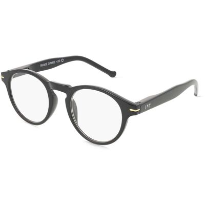 I NEED YOU FRANKIE Unisex-Brille Vollrand Panto Kunststoff-Gestell, schwarz I NEED YOU FRANKIE Unisex-Brille Vollrand Panto Kunststoff-Gestell, schwarz
