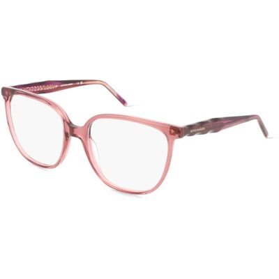 Scotch & Soda 3041 Damen-Brille inkl. Gläser Vollrand Butterfly Acetat-Gestell 56/18/140, pink Scotch & Soda 3041 Damen-Brille inkl. Gläser Vollrand Butterfly Acetat-Gestell 56/18/140, pink