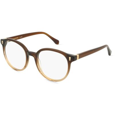 Sandro 2047 Damen-Brille inkl. Gläser Vollrand Rund Acetat-Gestell 50/19/140, braun Sandro 2047 Damen-Brille inkl. Gläser Vollrand Rund Acetat-Gestell 50/19/140, braun
