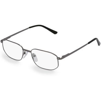 Fielmann BD 148 FLEX TR Herren-Brille inkl. Gläser Vollrand Quadratisch Metall-Gestell 52/17/140, grau Fielmann BD 148 FLEX TR Herren-Brille inkl. Gläser Vollrand Quadratisch Metall-Gestell 52/17/140, grau