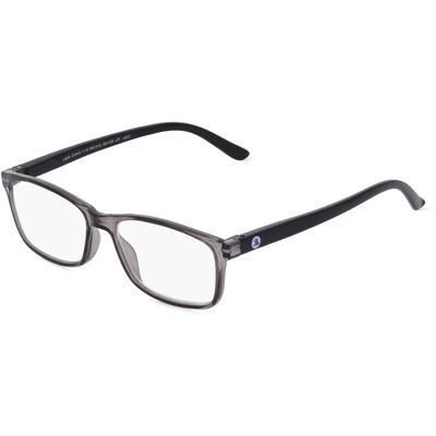 I NEED YOU LUCA Unisex-Brille Vollrand Quadratisch Kunststoff-Gestell, Grau I NEED YOU LUCA Unisex-Brille Vollrand Quadratisch Kunststoff-Gestell, Grau