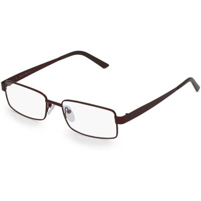 Fielmann BD 311 MOD II CL Herren-Brille inkl. Gläser Vollrand Quadratisch Edelstahl-Gestell 54/18/145, braun Fielmann BD 311 MOD II CL Herren-Brille inkl. Gläser Vollrand Quadratisch Edelstahl-Gestell 54/18/145, braun