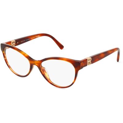 Polo Ralph Lauren RL6238U Damen-Brille inkl. Gläser Halbrand Cat Eye Acetat-Gestell 54/17/145, braun Polo Ralph Lauren RL6238U Damen-Brille inkl. Gläser Halbrand Cat Eye Acetat-Gestell 54/17/145, braun
