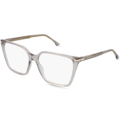 Victoria Beckham VB 1014 Damen-Brille inkl. Gläser Vollrand Quadratisch Acetat-Gestell 56/15/140, beige Victoria Beckham VB 1014 Damen-Brille inkl. Gläser Vollrand Quadratisch Acetat-Gestell 56/15/140, beige