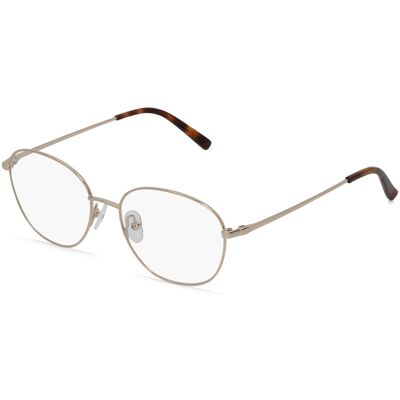 Fielmann BE 014 FA Damen-Brille inkl. Gläser Vollrand Panto Edelstahl-Gestell 53/17/140, gold Fielmann BE 014 FA Damen-Brille inkl. Gläser Vollrand Panto Edelstahl-Gestell 53/17/140, gold