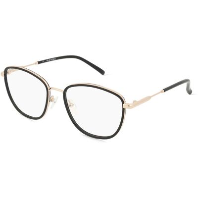 Fielmann BD 497 MOD FA Damen-Brille inkl. Gläser Vollrand Butterfly Edelstahl-Gestell 53/18/135, gold Fielmann BD 497 MOD FA Damen-Brille inkl. Gläser Vollrand Butterfly Edelstahl-Gestell 53/18/135, gold