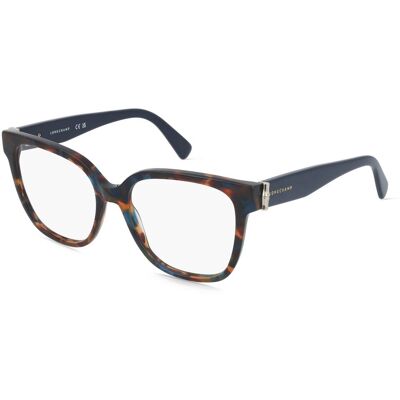 Longchamp LO2745 N Damen-Brille inkl. Gläser Vollrand Eckig Acetat-Gestell 54/17/140, blau Longchamp LO2745 N Damen-Brille inkl. Gläser Vollrand Eckig Acetat-Gestell 54/17/140, blau