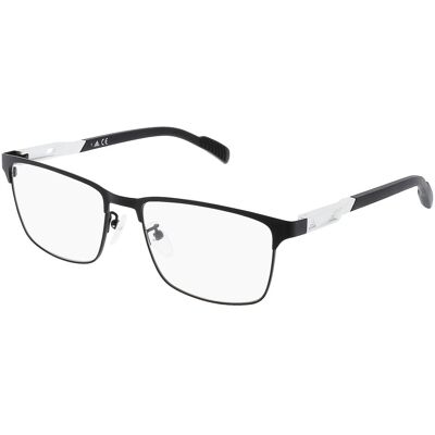 Adidas SP5024 Unisex-Brille inkl. Gläser Vollrand Quadratisch Metall-Gestell 55/17/140, schwarz Adidas SP5024 Unisex-Brille inkl. Gläser Vollrand Quadratisch Metall-Gestell 55/17/140, schwarz