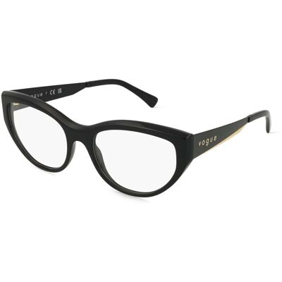 Vogue VO5560 W44 Unisex schwarze Brille - Brillen Vogue VO5560 W44 Unisex schwarze Brille - Brillen