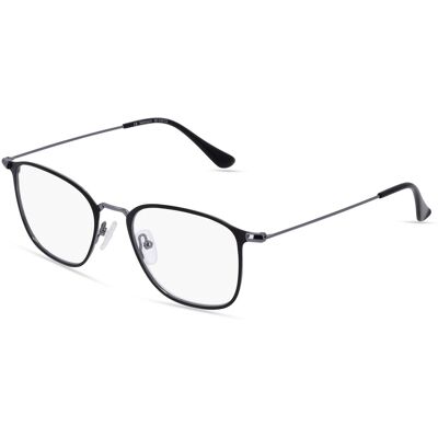 Fielmann BD 530 CL Unisex-Brille inkl. Gläser Vollrand Quadratisch Metall-Gestell 51/19/145, schwarz Fielmann BD 530 CL Unisex-Brille inkl. Gläser Vollrand Quadratisch Metall-Gestell 51/19/145, schwarz