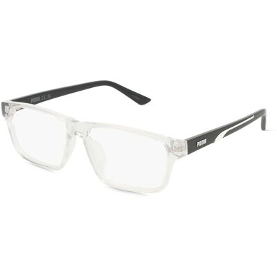 Puma PU0477OA ESSENTIAL Herren-Brille inkl. Gläser Vollrand Quadratisch Kunststoff-Gestell 55/14/145, transparent Puma PU0477OA ESSENTIAL Herren-Brille inkl. Gläser Vollrand Quadratisch Kunststoff-Gestell 55/14/145, transparent