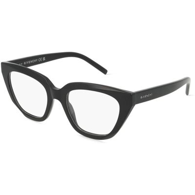 Givenchy GV50052I Unisex-Brille inkl. Gläser Vollrand Cat Eye Kunststoff-Gestell 51/19/140, schwarz Givenchy GV50052I Unisex-Brille inkl. Gläser Vollrand Cat Eye Kunststoff-Gestell 51/19/140, schwarz