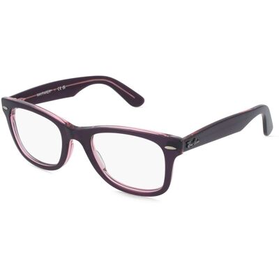 Ray-Ban 0RX4340V WAYFARER EASE Unisex-Brille inkl. Gläser Vollrand Quadratisch Kunststoff-Gestell 50/22/150, lila Ray-Ban 0RX4340V WAYFARER EASE Unisex-Brille inkl. Gläser Vollrand Quadratisch Kunststoff-Gestell 50/22/150, lila