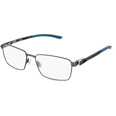 Nike 8140 Unisex-Brille inkl. Gläser Vollrand Quadratisch Kunststoff-Gestell 58/17/145, schwarz Nike 8140 Unisex-Brille inkl. Gläser Vollrand Quadratisch Kunststoff-Gestell 58/17/145, schwarz
