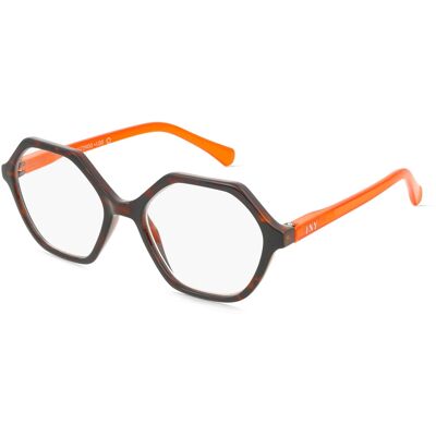 I NEED YOU STELLA Damen-Brille Vollrand Quadratisch Kunststoff-Gestell, braun I NEED YOU STELLA Damen-Brille Vollrand Quadratisch Kunststoff-Gestell, braun