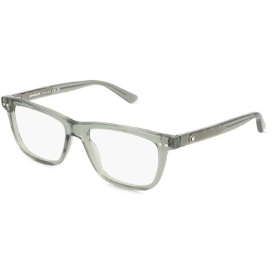 Montblanc MB0322O SNOWCAP Unisex-Brille inkl. Gläser Vollrand Quadratisch Acetat-Gestell 59/17/150, grau Montblanc MB0322O SNOWCAP Unisex-Brille inkl. Gläser Vollrand Quadratisch Acetat-Gestell 59/17/150, grau