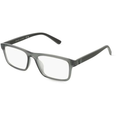 Polo Ralph Lauren 0PH2274U Herren-Brille inkl. Gläser Vollrand Quadratisch Kunststoff-Gestell 54/17/147, grau Polo Ralph Lauren 0PH2274U Herren-Brille inkl. Gläser Vollrand Quadratisch Kunststoff-Gestell 54/17/147, grau