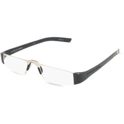 Porsche Design P8801 Unisex-Brille Vollrand Eckig Metall-Gestell, silber Porsche Design P8801 Unisex-Brille Vollrand Eckig Metall-Gestell, silber