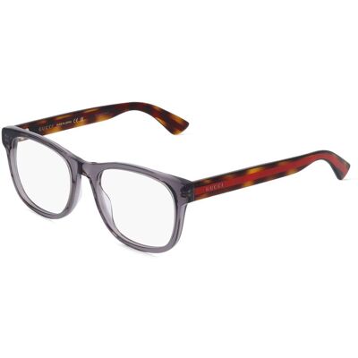 Gucci GG0004ON 004 Graue Havana Herrengläser - Brille Gucci GG0004ON 004 Graue Havana Herrengläser - Brille