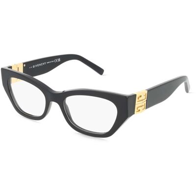 Givenchy GV50059I Damen-Brille inkl. Gläser Vollrand Cat Eye Acetat-Gestell 52/18/135, schwarz Givenchy GV50059I Damen-Brille inkl. Gläser Vollrand Cat Eye Acetat-Gestell 52/18/135, schwarz
