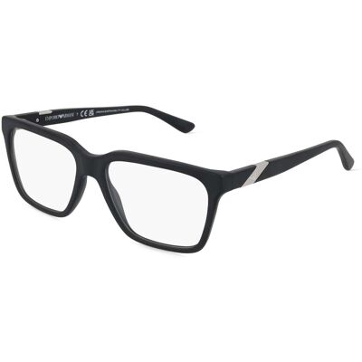 Emporio Armani EA3194 Herren Quadratische Schwarze Brille Emporio Armani EA3194 Herren Quadratische Schwarze Brille