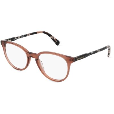 Longchamp LO2608 Unisex-Brille inkl. Gläser Vollrand Quadratisch Zylonit (Celluloseacetat)-Gestell 49/19/140, beige Longchamp LO2608 Unisex-Brille inkl. Gläser Vollrand Quadratisch Zylonit (Celluloseacetat)-Gestell 49/19/140, beige