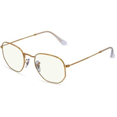 Ray-Ban Hexagonale Blaulicht Klare RB3548 9196BF Ray-Ban Hexagonale Blaulicht Klare RB3548 9196BF