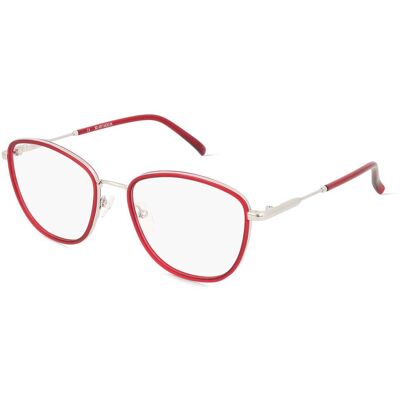 Fielmann BD 497 MOD FA Damen-Brille inkl. Gläser Vollrand Butterfly Edelstahl-Gestell 53/18/135, silber Fielmann BD 497 MOD FA Damen-Brille inkl. Gläser Vollrand Butterfly Edelstahl-Gestell 53/18/135, silber