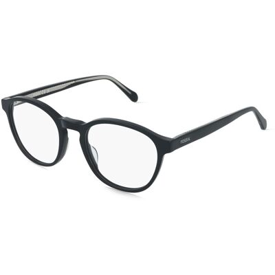 Fossil FOS 7215 Herren-Brille inkl. Gläser Vollrand Panto Acetat-Gestell 51/20/145, schwarz Fossil FOS 7215 Herren-Brille inkl. Gläser Vollrand Panto Acetat-Gestell 51/20/145, schwarz
