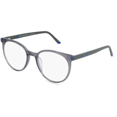 Jaguar J1528 Herren-Brille inkl. Gläser Vollrand Rund Acetat-Gestell 52/19/145, grau Jaguar J1528 Herren-Brille inkl. Gläser Vollrand Rund Acetat-Gestell 52/19/145, grau