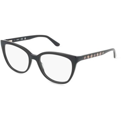 Guess GU50114 Unisex-Brille inkl. Gläser Vollrand Quadratisch Acetat-Gestell 51/17/140, schwarz Guess GU50114 Unisex-Brille inkl. Gläser Vollrand Quadratisch Acetat-Gestell 51/17/140, schwarz