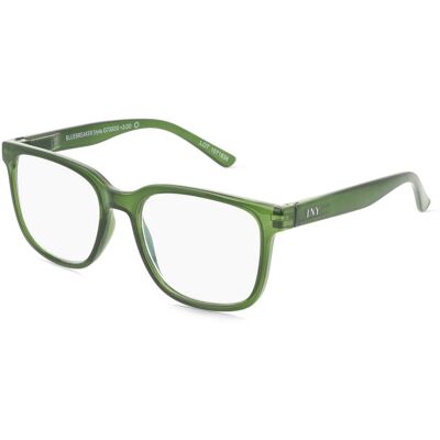 I NEED YOU BLUEBREAKER Style Unisex-Brille Vollrand Quadratisch Kunststoff-Gestell, grün I NEED YOU BLUEBREAKER Style Unisex-Brille Vollrand Quadratisch Kunststoff-Gestell, grün