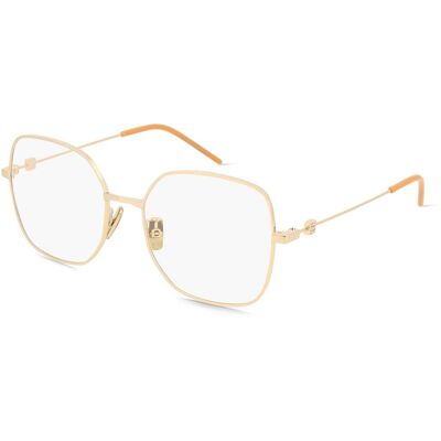 Givenchy GV50067U Unisex-Brille inkl. Gläser Vollrand Geometrisch Metall-Gestell 54/17/145, gold Givenchy GV50067U Unisex-Brille inkl. Gläser Vollrand Geometrisch Metall-Gestell 54/17/145, gold