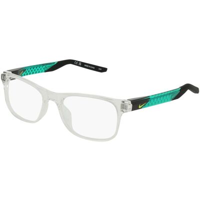 Nike Junior 5059 900 Transparente Quadratische Brille Nike Junior 5059 900 Transparente Quadratische Brille