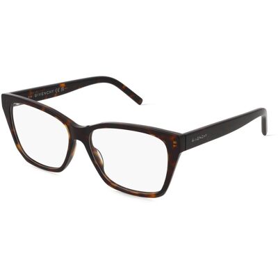 Givenchy GV50061I Damen-Brille inkl. Gläser Vollrand Cat Eye Acetat-Gestell 55/14/145, braun Givenchy GV50061I Damen-Brille inkl. Gläser Vollrand Cat Eye Acetat-Gestell 55/14/145, braun