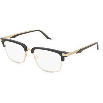 Puma PU0411O Unisex-Brille inkl. Gläser Vollrand Quadratisch Kunststoff-Gestell 52/18/145, schwarz Puma PU0411O Unisex-Brille inkl. Gläser Vollrand Quadratisch Kunststoff-Gestell 52/18/145, schwarz