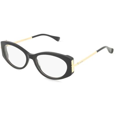 Max Mara MM5204 Damen-Brille inkl. Gläser Vollrand Oval Acetat-Gestell 52/16/140, schwarz Max Mara MM5204 Damen-Brille inkl. Gläser Vollrand Oval Acetat-Gestell 52/16/140, schwarz