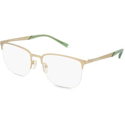 Emporio Armani EA1151 Herren-Brille inkl. Gläser Halbrand Quadratisch Metall-Gestell 56/19/145, gold Emporio Armani EA1151 Herren-Brille inkl. Gläser Halbrand Quadratisch Metall-Gestell 56/19/145, gold