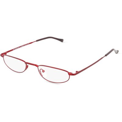 Fielmann MC 290 MOD CL Unisex-Brille inkl. Gläser Vollrand Halb Metall-Gestell 47/20/140, rot Fielmann MC 290 MOD CL Unisex-Brille inkl. Gläser Vollrand Halb Metall-Gestell 47/20/140, rot