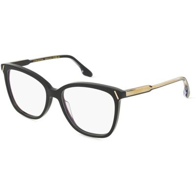 Victoria Beckham VB2641 Unisex-Brille inkl. Gläser Vollrand Quadratisch Acetat-Gestell 55/16/140, schwarz Victoria Beckham VB2641 Unisex-Brille inkl. Gläser Vollrand Quadratisch Acetat-Gestell 55/16/140, schwarz