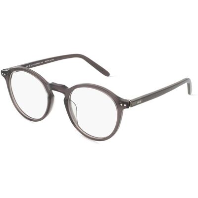 Jaguar J 1711 Unisex-Brille inkl. Gläser Vollrand Rund Acetat-Gestell 47/21/145, grau Jaguar J 1711 Unisex-Brille inkl. Gläser Vollrand Rund Acetat-Gestell 47/21/145, grau