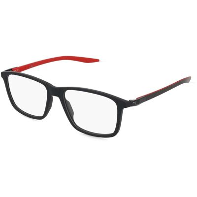 Puma PU0419O Unisex-Brille inkl. Gläser Vollrand Quadratisch Acetat-Gestell 55/17/140, schwarz Puma PU0419O Unisex-Brille inkl. Gläser Vollrand Quadratisch Acetat-Gestell 55/17/140, schwarz