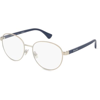 Ralph Lauren Ralph RA6050 Damen-Brille inkl. Gläser Vollrand Rund Metall-Gestell 51/17/140, silber Ralph Lauren Ralph RA6050 Damen-Brille inkl. Gläser Vollrand Rund Metall-Gestell 51/17/140, silber