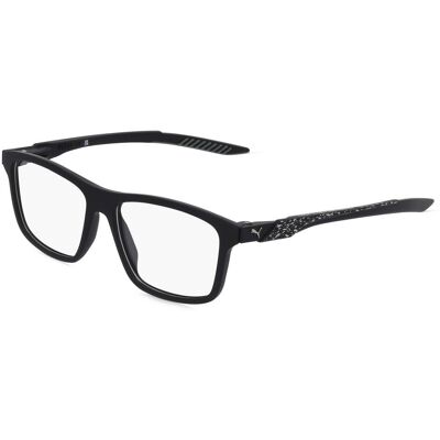 Puma PU0394O-001 57mm Schwarze Rechteckige Brille - Brille Puma PU0394O-001 57mm Schwarze Rechteckige Brille - Brille