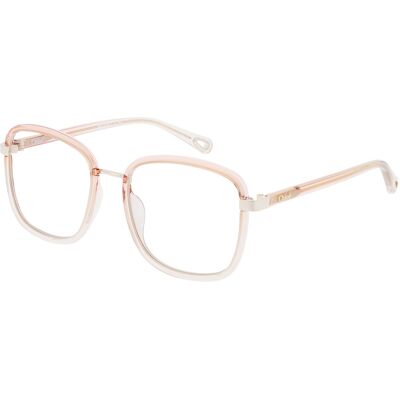 Chloé CH0034O Damen-Brille inkl. Gläser Vollrand Eckig Kunststoff-Gestell 50/18/140, orange Chloé CH0034O Damen-Brille inkl. Gläser Vollrand Eckig Kunststoff-Gestell 50/18/140, orange